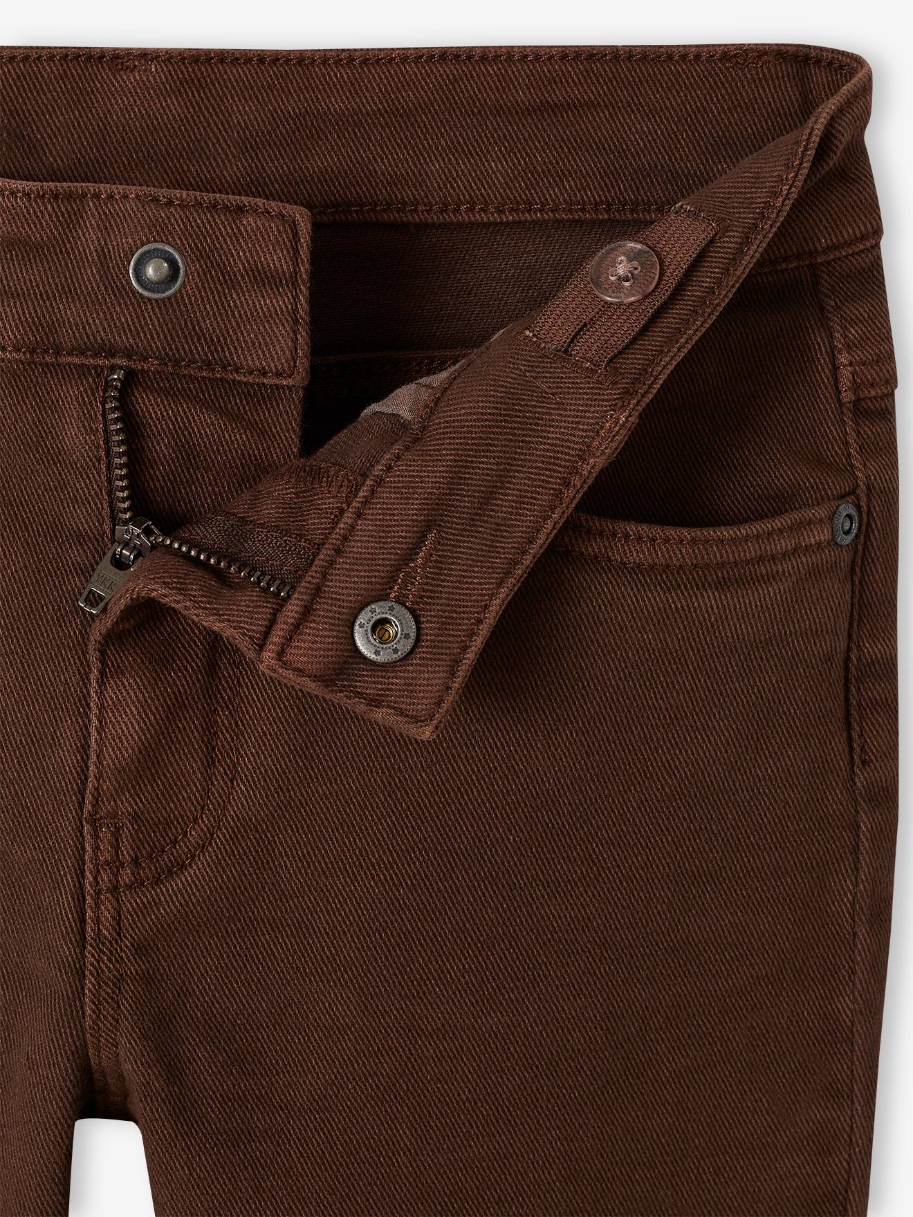 Slim couleur MorphologiK LARGE garçon chocolat