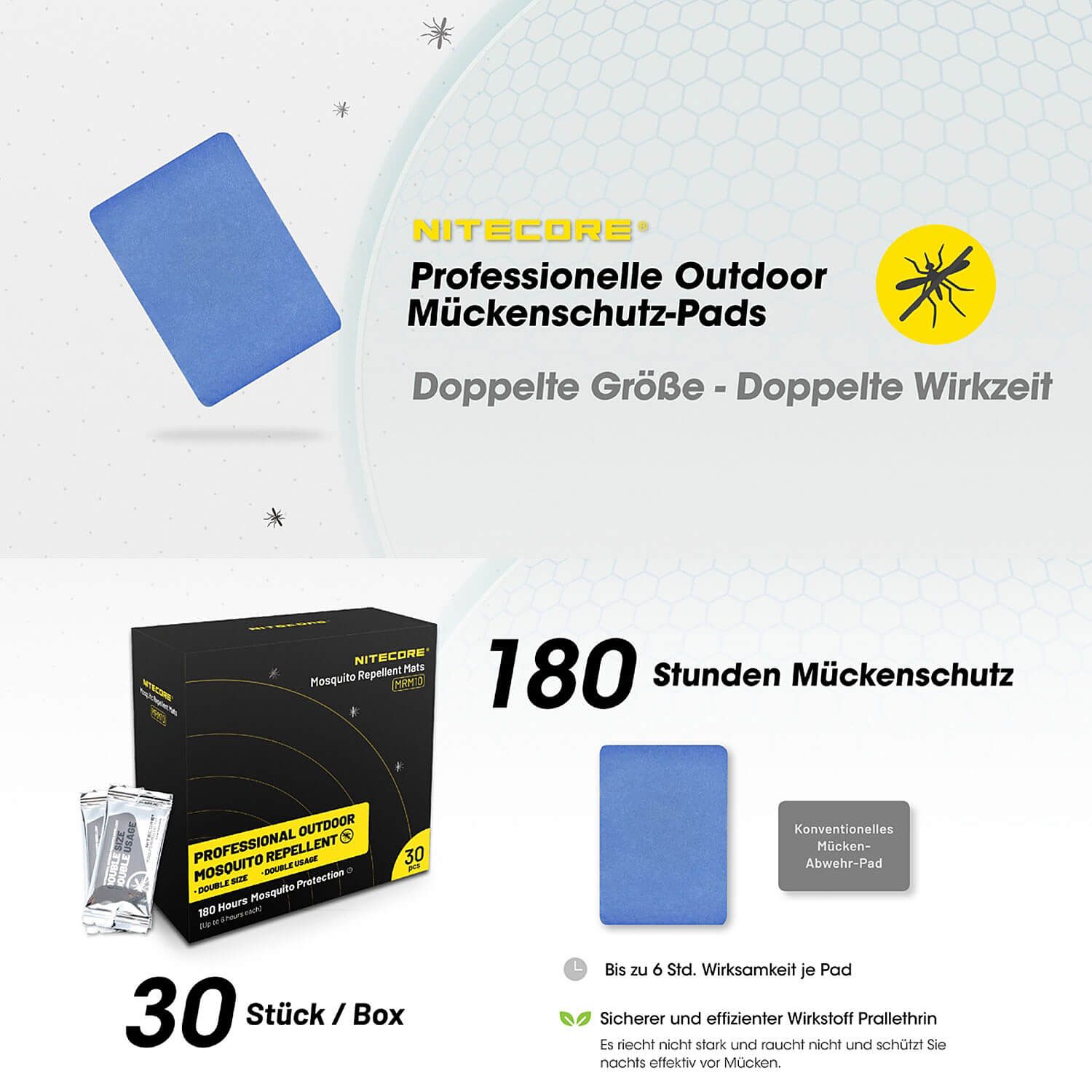 Wirkstoffplättchen MRM10, 30 Stück