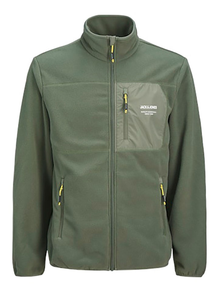 Jack & Jones Fleecejacke in Grün günstig kaufen