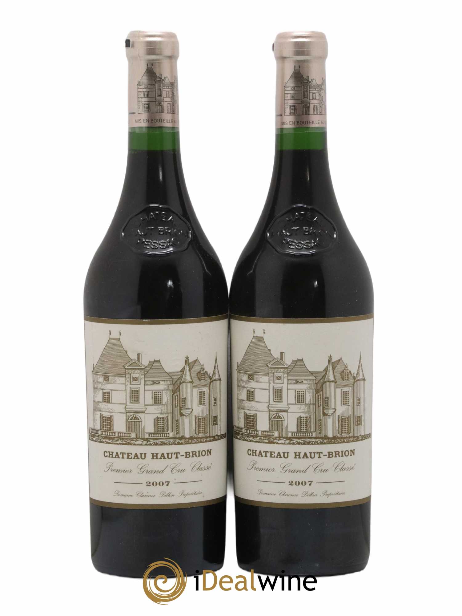 Château Haut Brion 1er Grand Cru Classé  2007 - Lot de 2 Bouteilles
