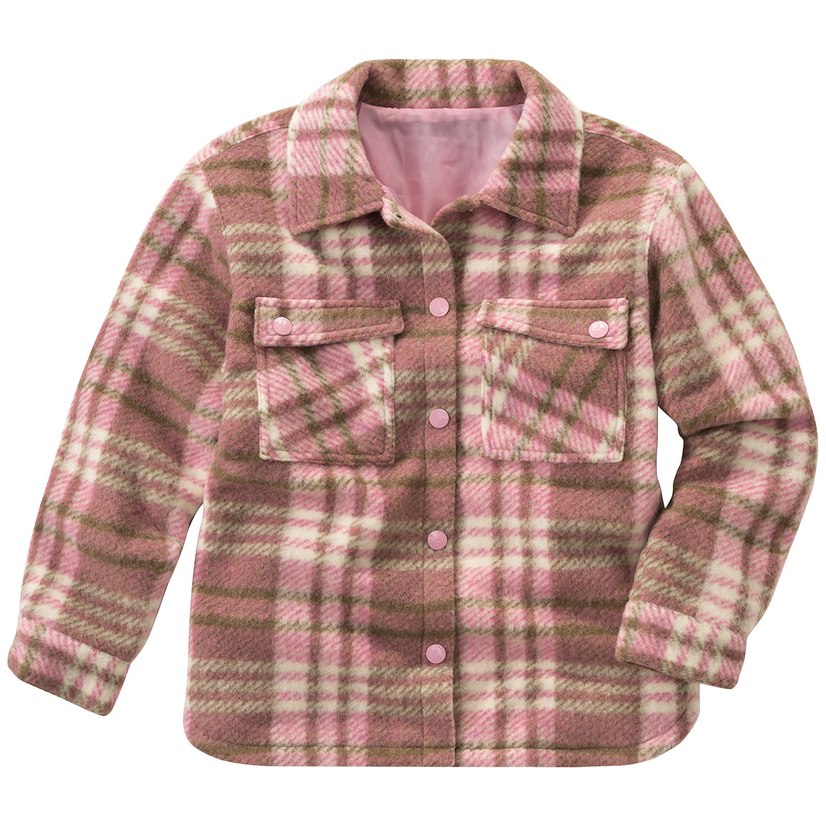 Mädchen Hemdjacke im Karo-Look