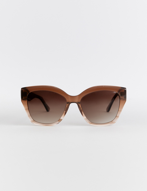 Sonnenbrille mit breitem Gestell