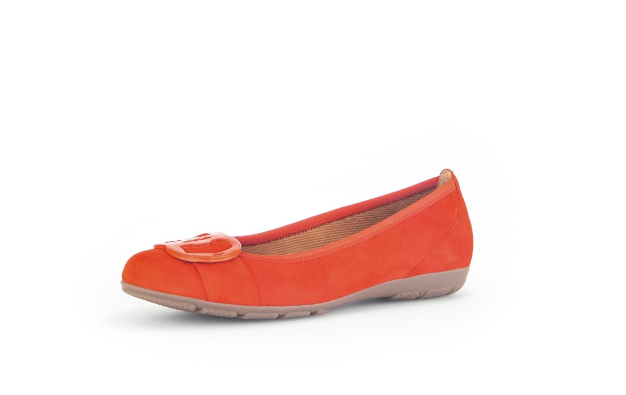 GABOR Ballerinas orange Gabor Fashion sportliche Ballerinas 44.1