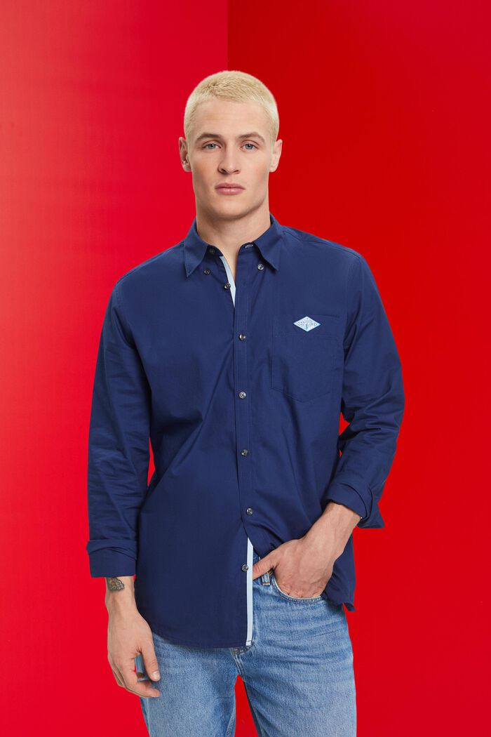 Button-Down-Hemd aus Baumwolle