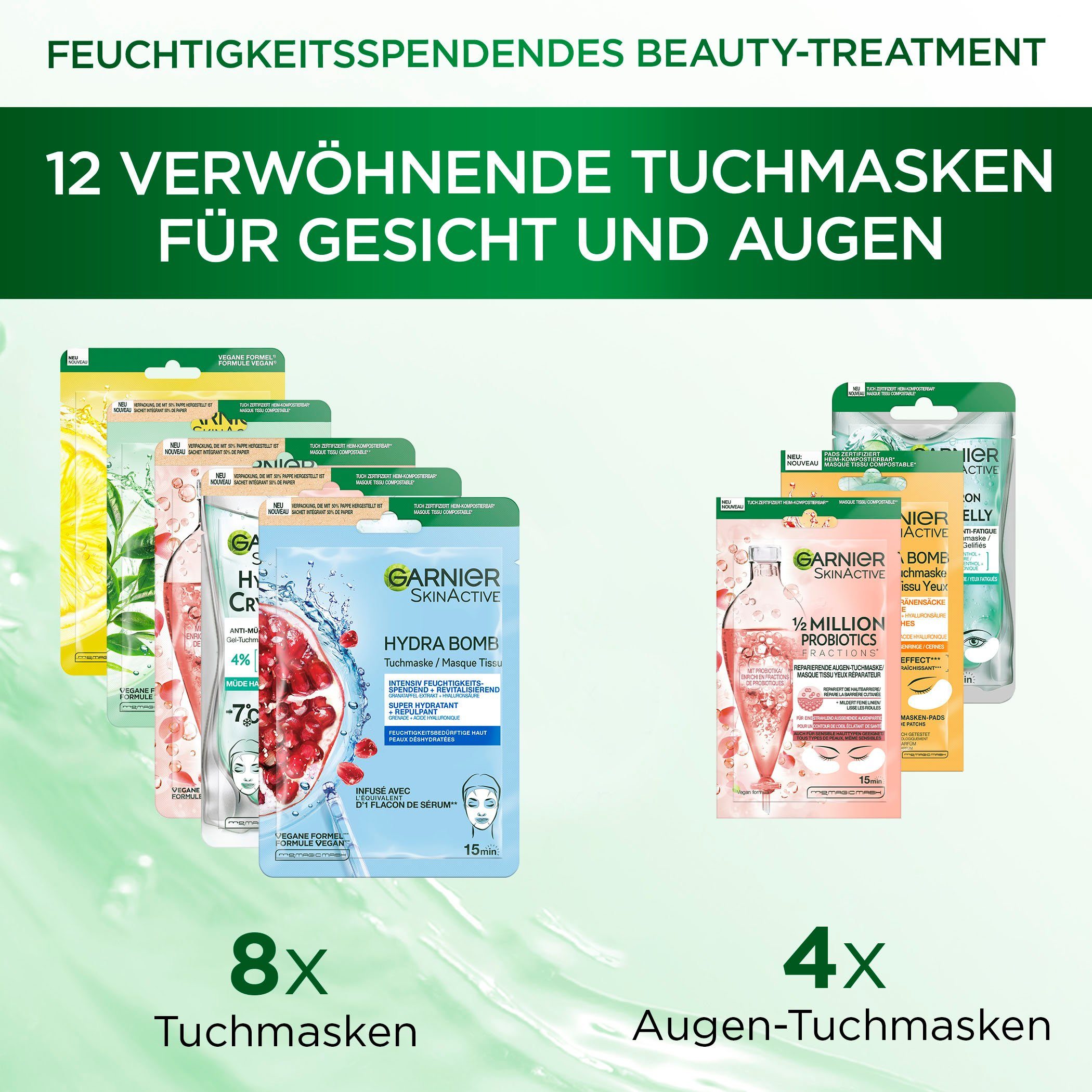 GARNIER Gesichtsmaske Garnier Tuchmasken Adventskalender