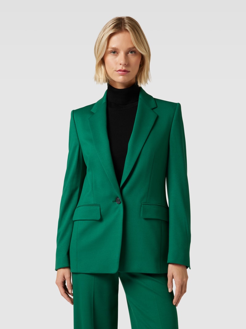 Blazer mit Reverskragen in bottle