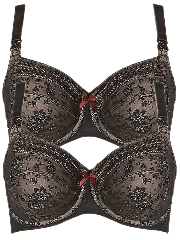 Anita Still BH mit Bügel Fleur in Schwarz schwarz günstig kaufen