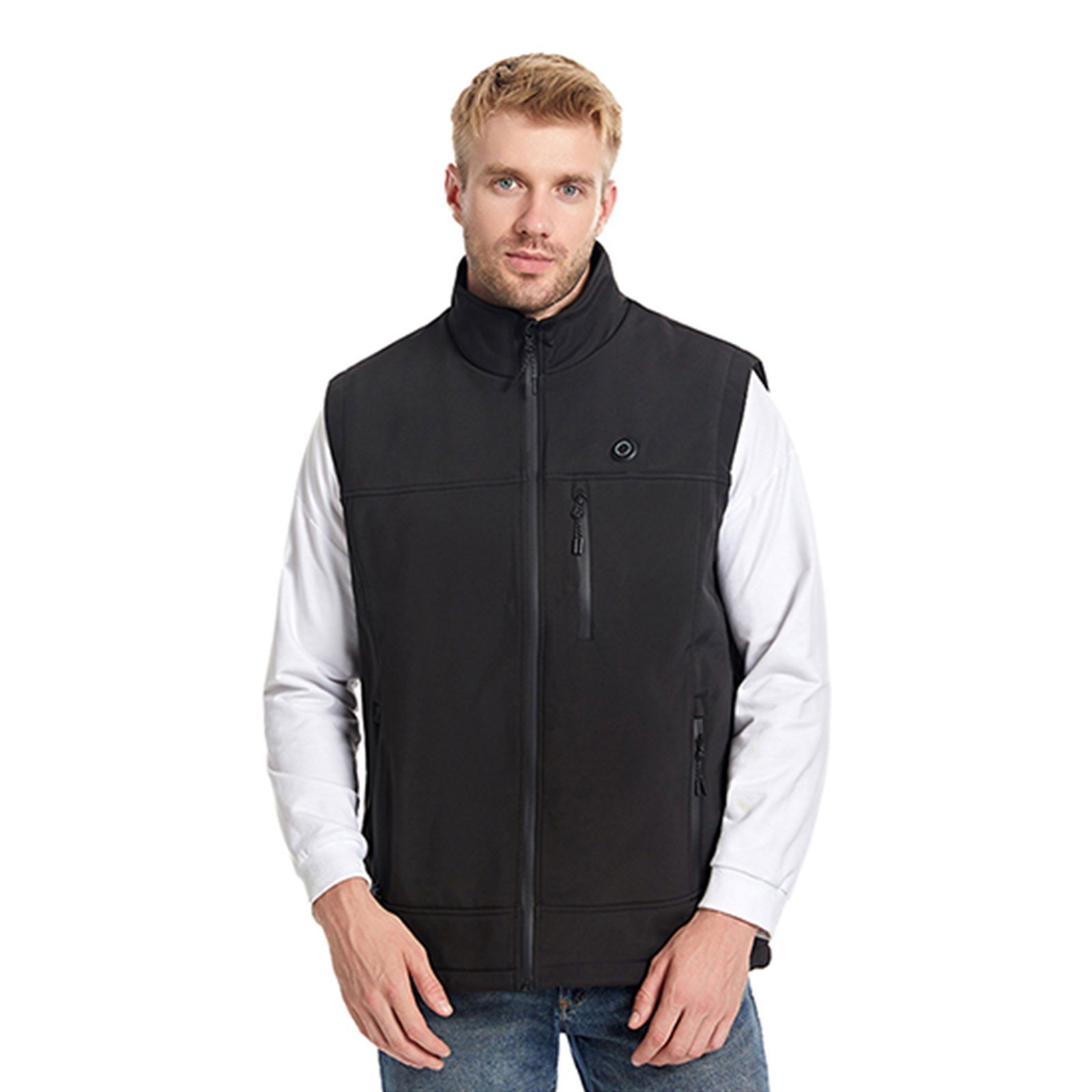 REDOM Funktionsweste Heizweste Wärmeweste Beheizte USB Beheizbare Heizjacke Weste Winter (Weste & Hemd Beheizte Weste, Größe ist verstellbar) 9 Heizzone, 3 einstellbare Wärmestufe