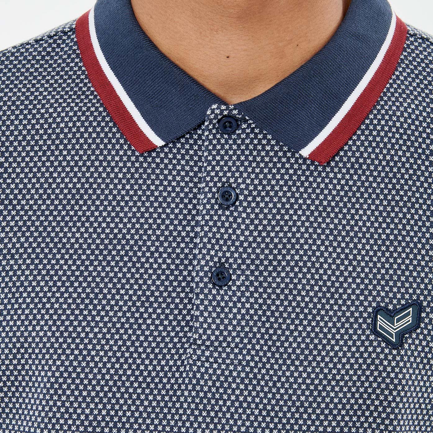RYCE   Polo bleu marine homme 100% coton