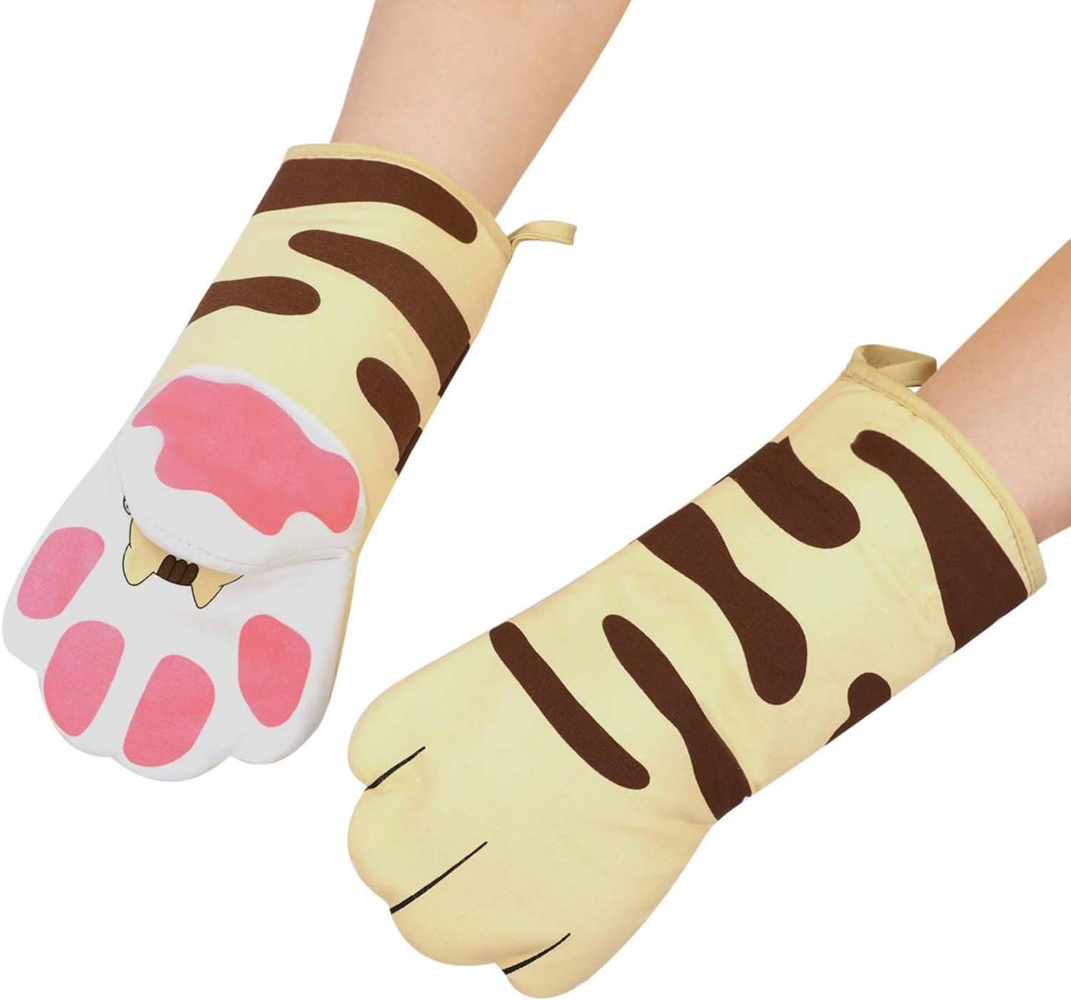 aikidio Topflappen Ofenhandschuhe rutschfeste Ofenhandschuhe zum Backen, Grillen, (1-tlg)