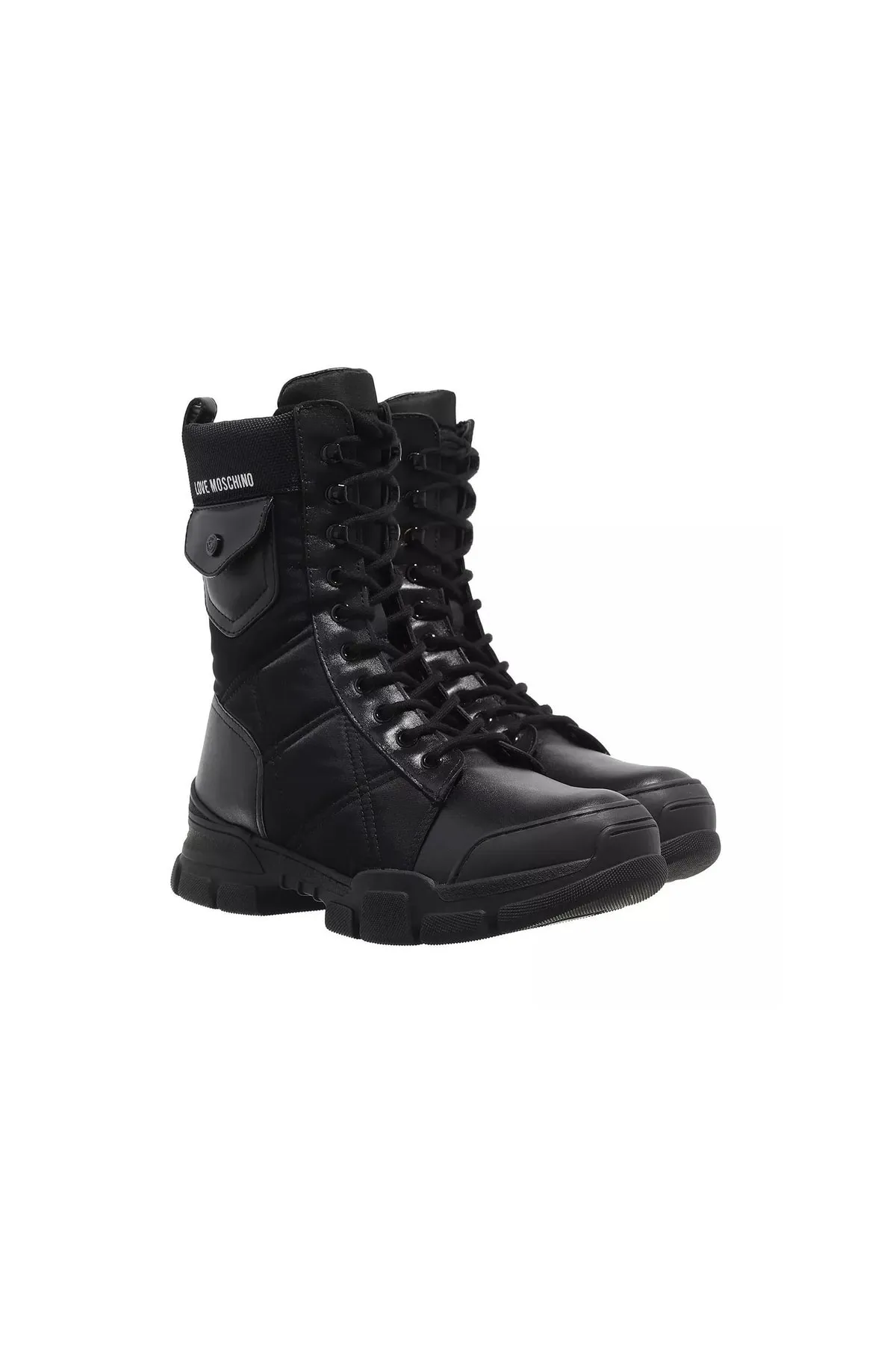 Moschino  Stiefelette - Schwarz - Flacher Absatz