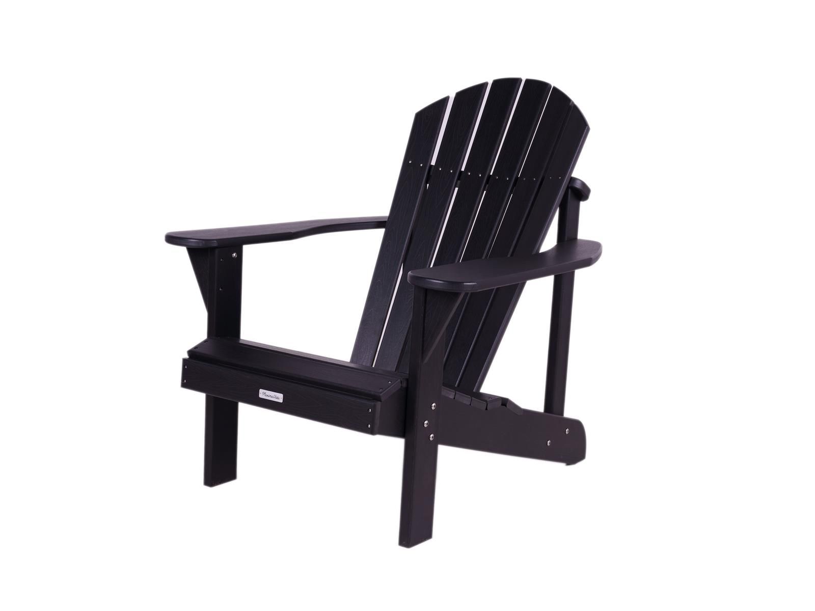 MaximaVida Montreal Adirondack schwarzer Gartenstuhl