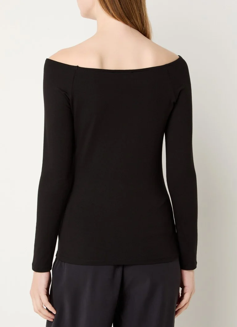 Modström Tansy top with boat neck