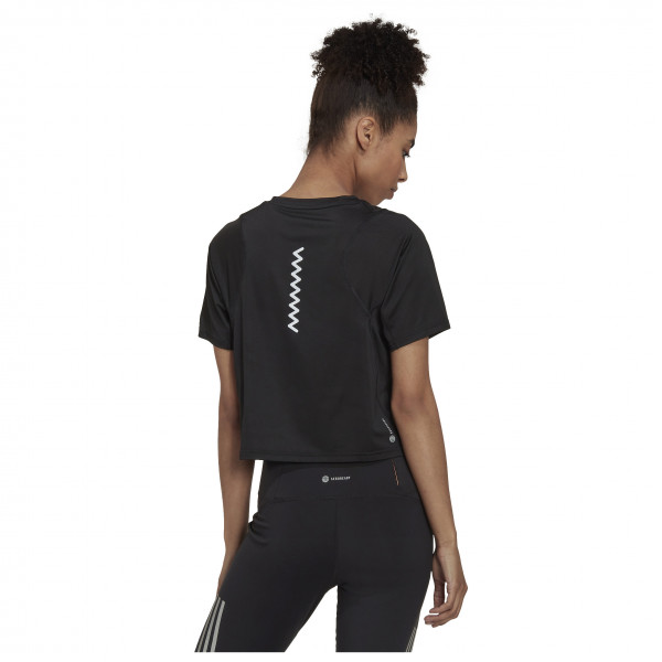 adidas - Women's Fast Crop Tee - Laufshirt