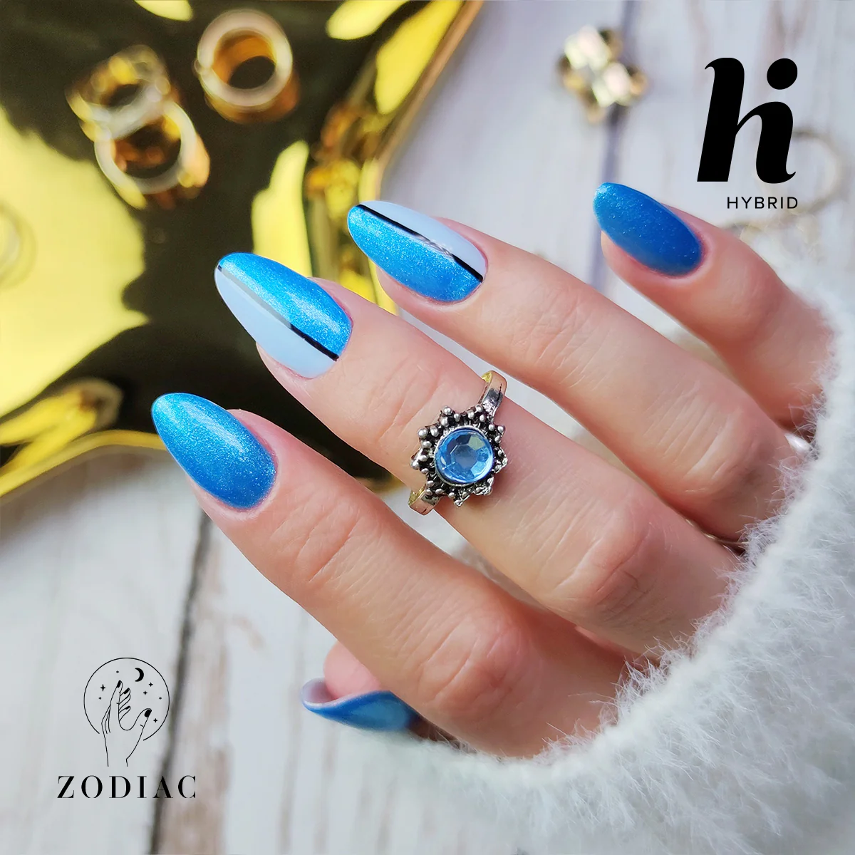 UV gel lak Zodiac polutrajni lak za nokte - lak za nokte s efektom gela