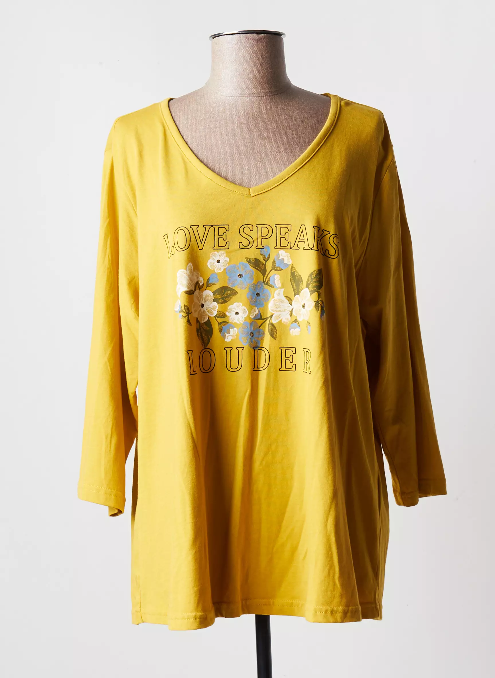 Ciso Tshirts Femme couleur jaune