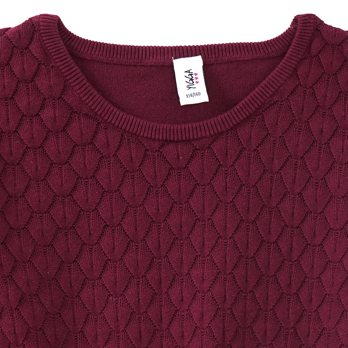 Mädchen Strickkleid mit Struktur