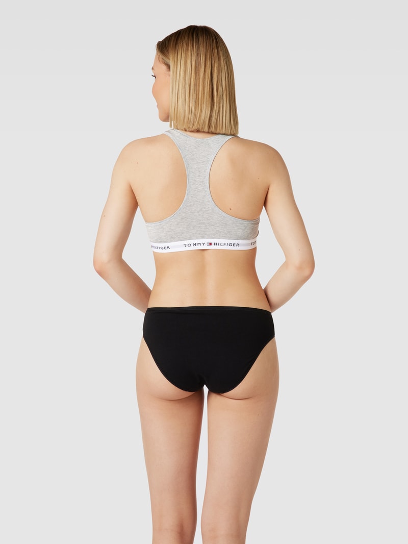 Bralette mit Racerback Modell 'UNLINED' in hellgrau