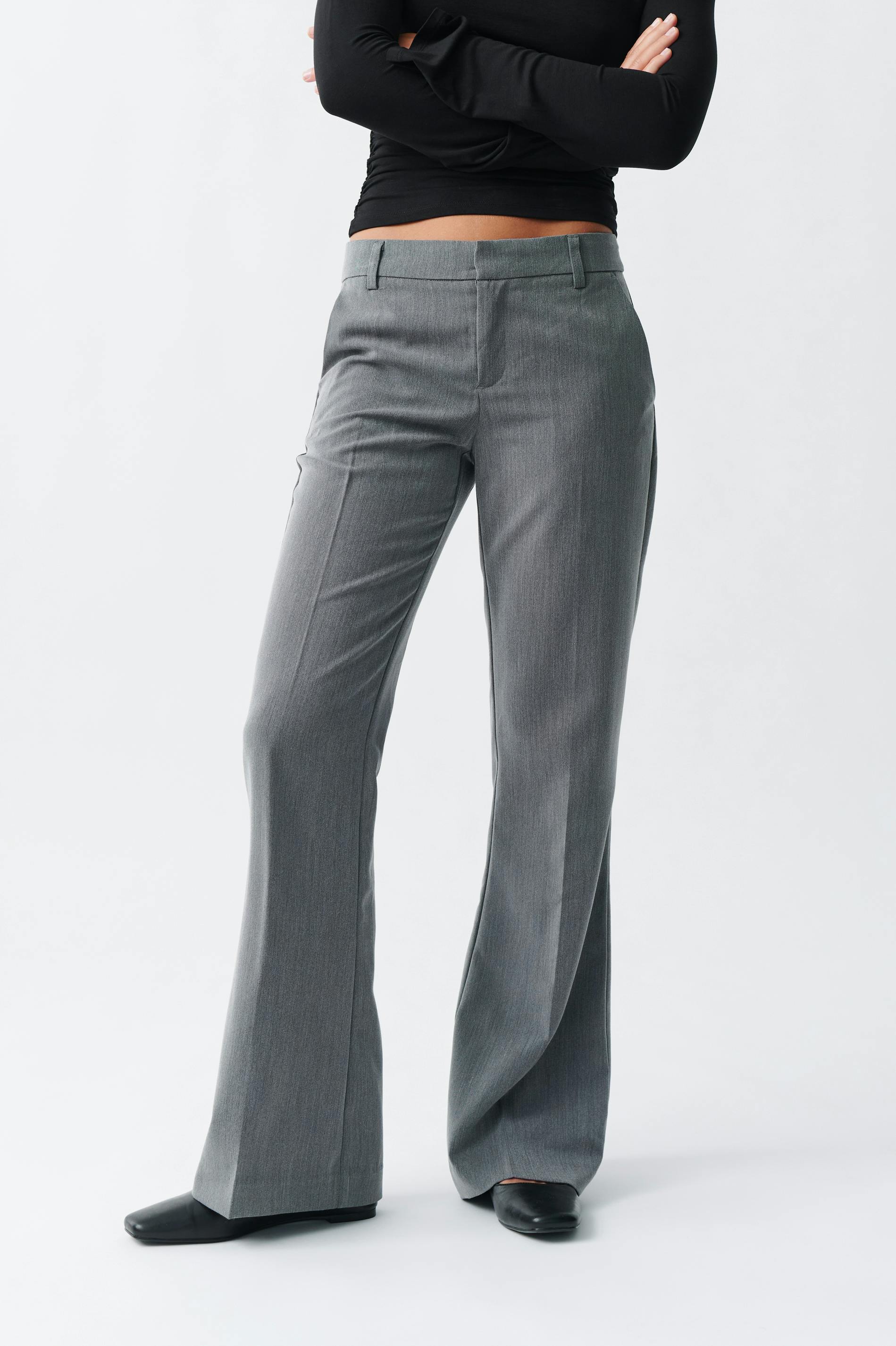 Relaxed bootcut trousers
