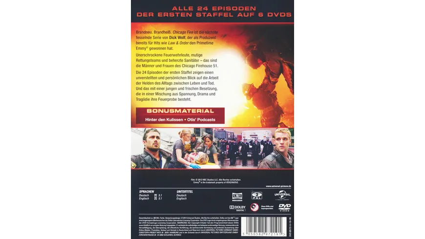 Chicago Fire - Staffel 1  [6 DVDs]