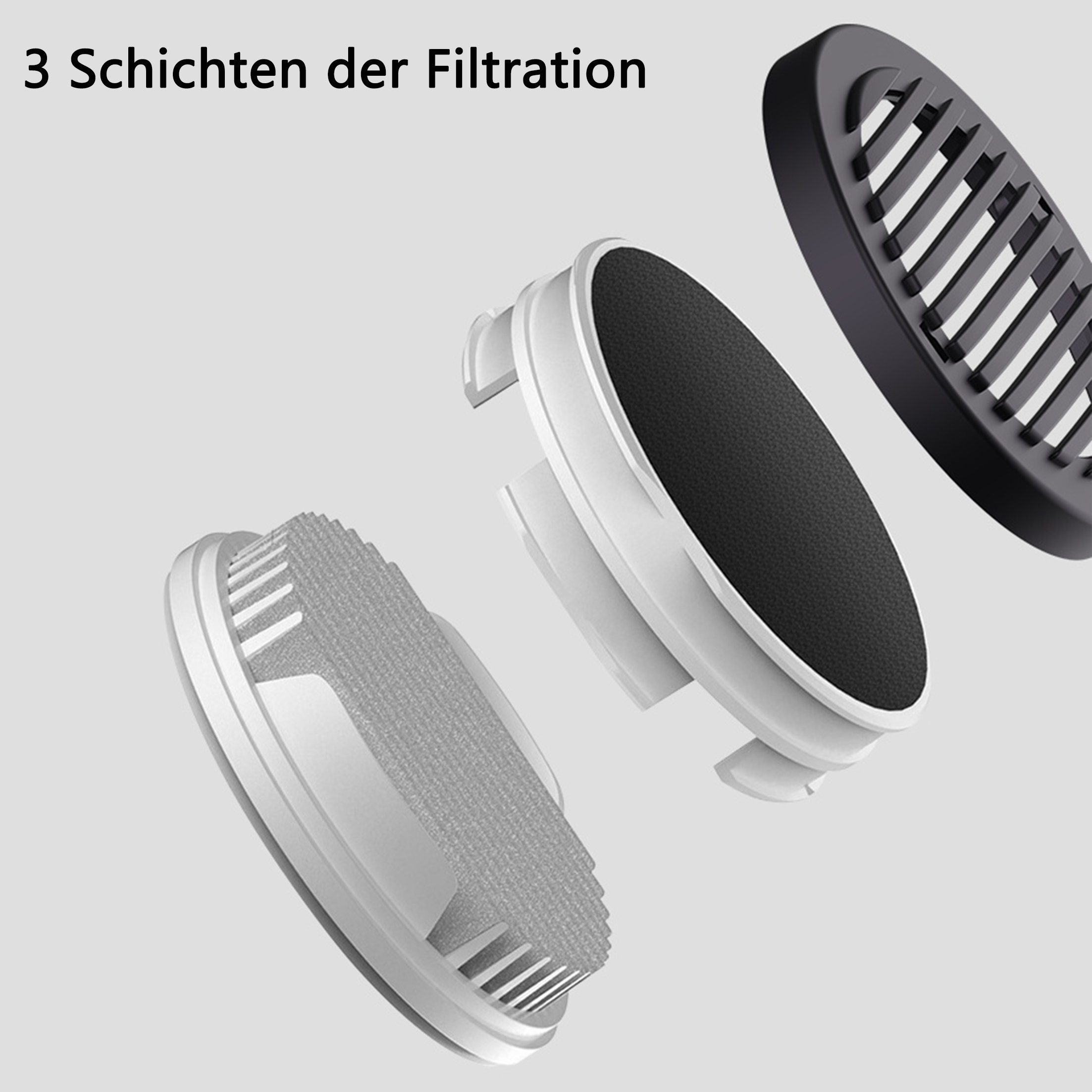 KINSI Nass-Trocken-Sauger Kabellose Staubsauger,Besenstiel,stumm,Flache Düse,Weiß/Schwarz, Saugen und Wischen in einem,Hohe Saugleistung