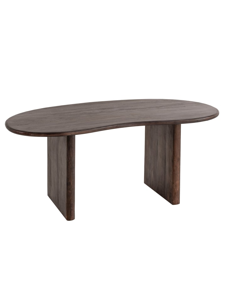 KADIMA DESIGN Esszimmertisch 180x90x75 cm Akazie Massivholz Dunkelbraun Esstisch in Braun günstig kaufen onesize