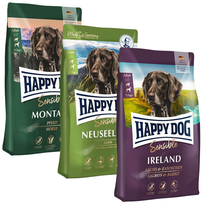 Happy Dog Supreme Kulinarische Weltreise 3 x 4 kg