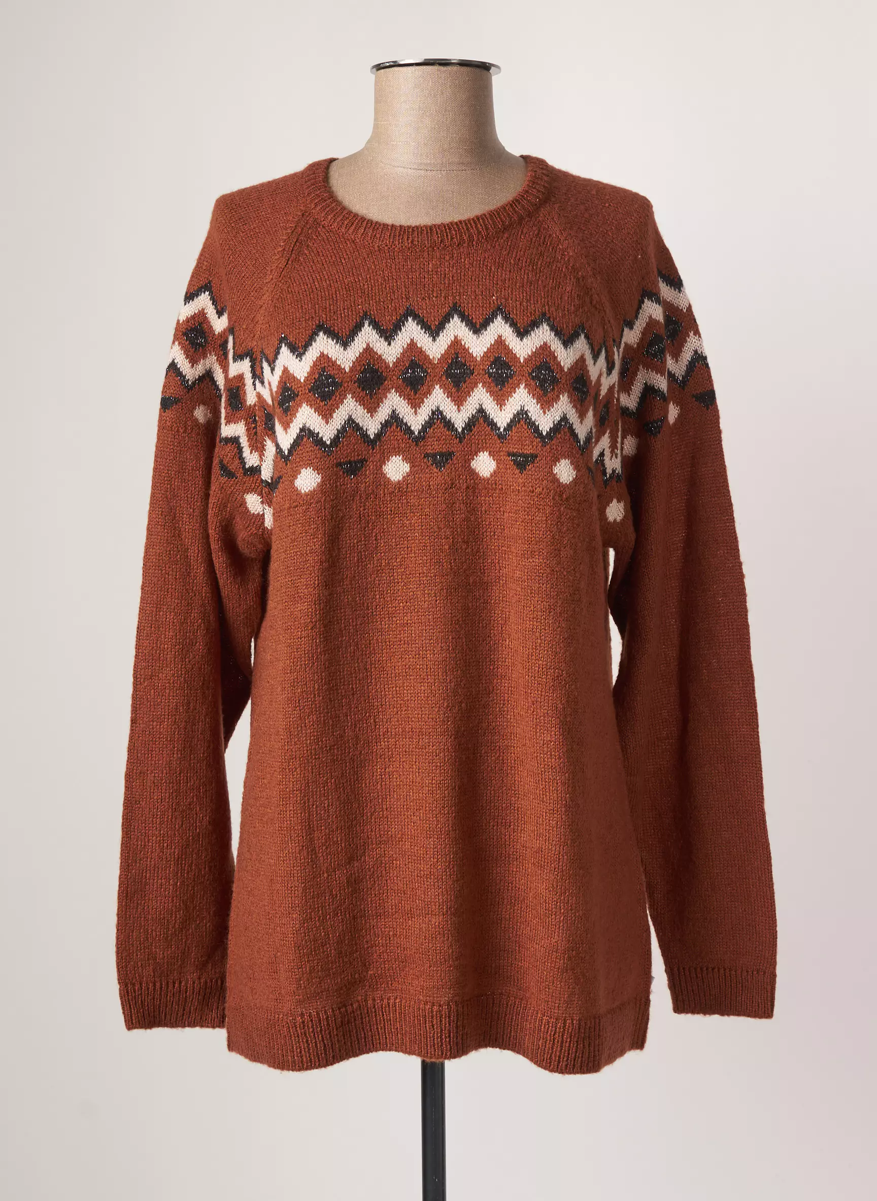 Zhenzi Pulls Femme couleur marron