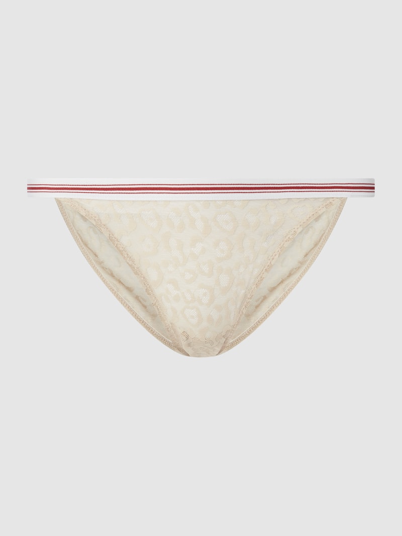 Slip aus Spitze in beige