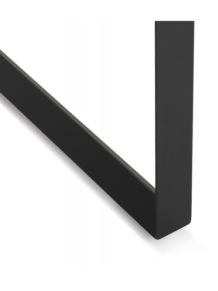 KADIMA DESIGN Bürotisch mit Walnussplatte aus Holz und Metall | Modern in Braun-Schwarz günstig kaufen