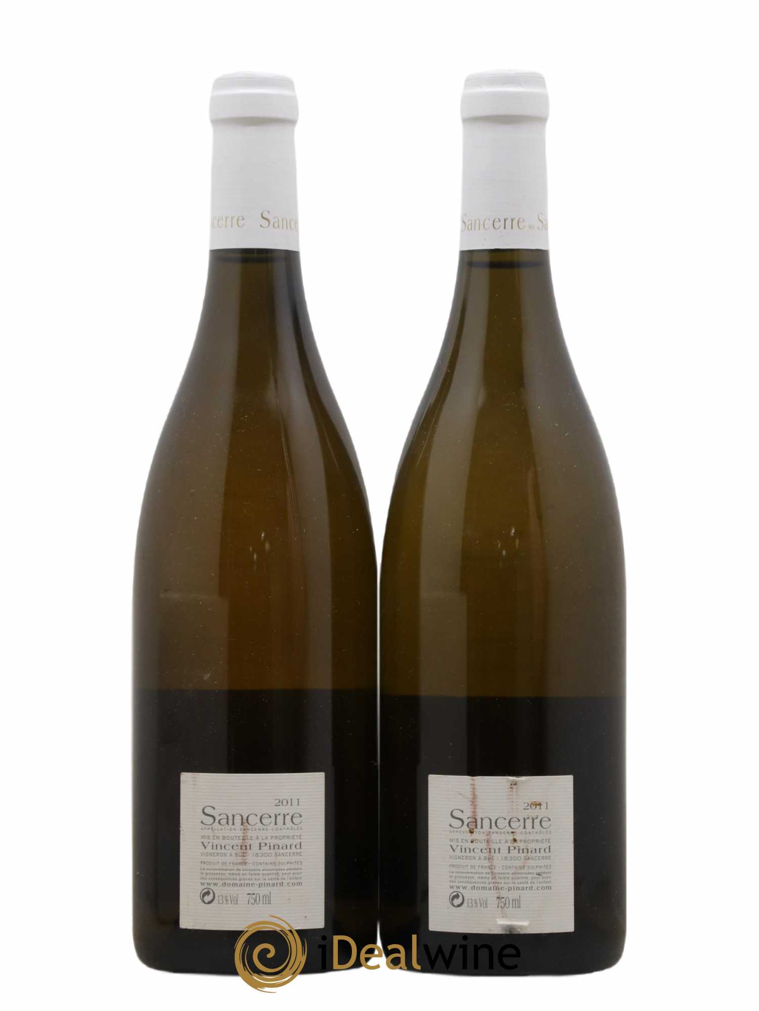 Sancerre Florès Vincent Pinard  2011 - Lot de 2 Bouteilles