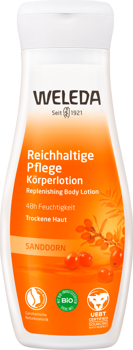 Körperlotion reichhaltige Pflege Sanddorn, 200 ml