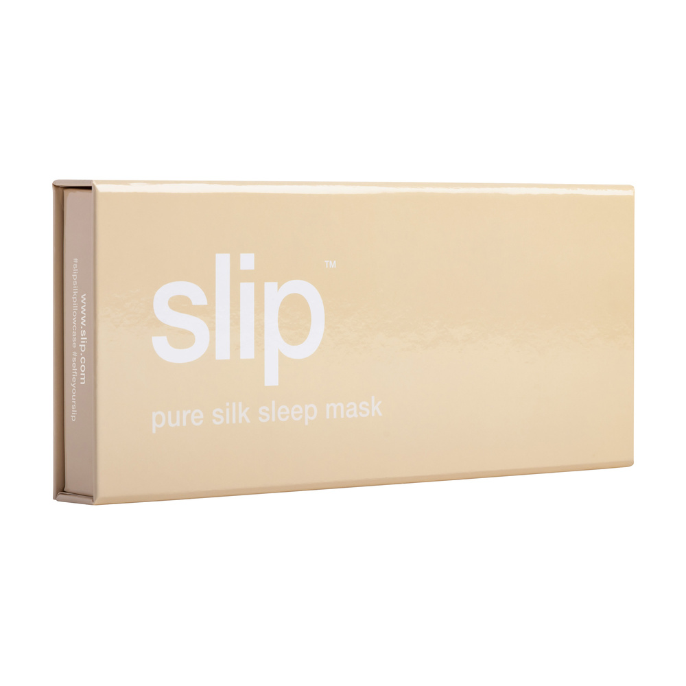 slip masque de sommeil pure soie slip - caramel masque de sommeil