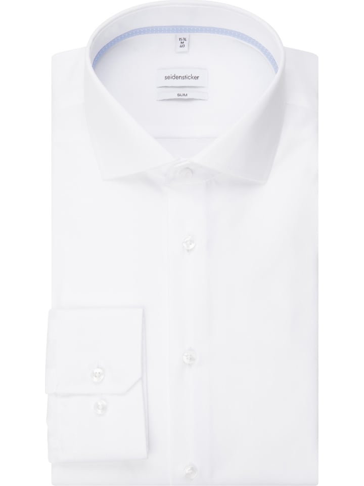Seidensticker Hemd - Slim fit - in Weiß günstig kaufen