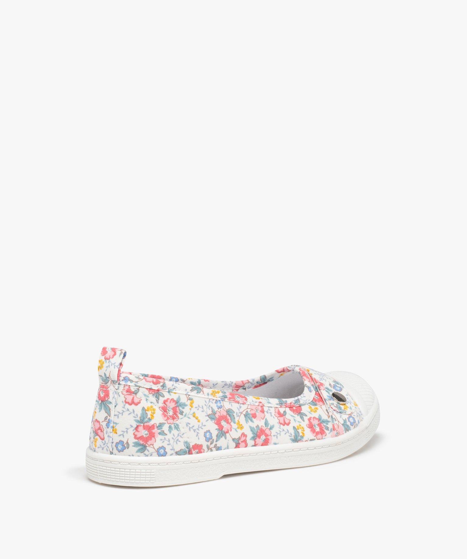 Ballerines fille en toile avec bout renforcé rose | GEMO