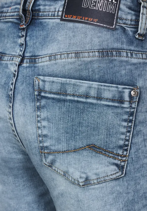 CECIL Slim Fit Jeans in 3/4-Länge