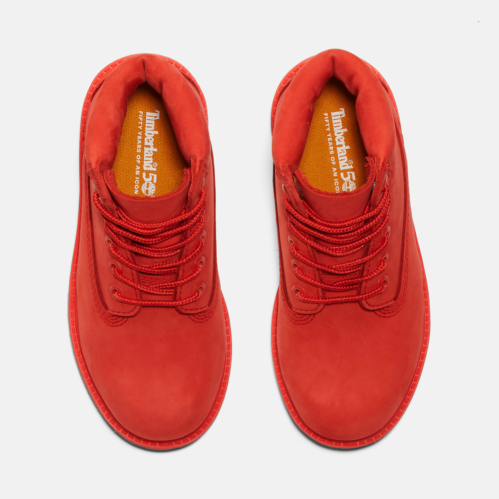Timberland 50th Edition Premium 6 inch boot TB0A64MNDV81 / rot