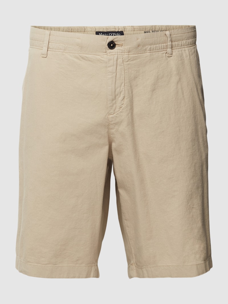 PLUS SIZE Bermudas mit Gesäßtaschen Modell 'Salo' in hellblau