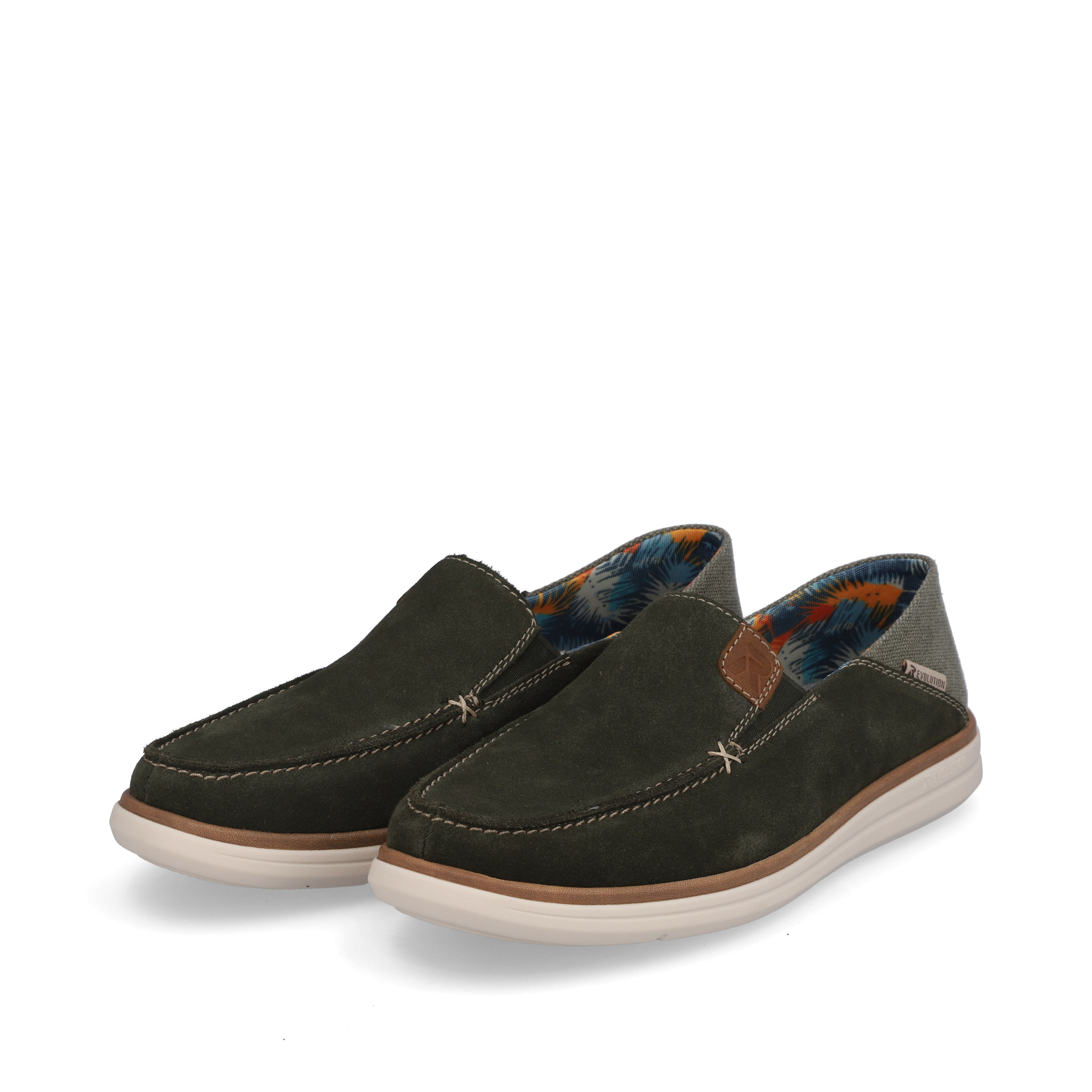 Rieker Herren Slipper forest green