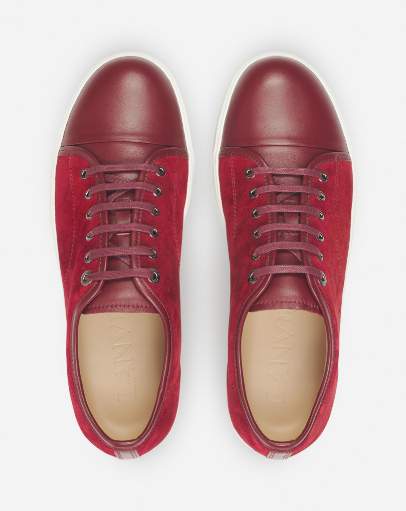 SNEAKERS DBB1 EN CUIR ET SUEDE