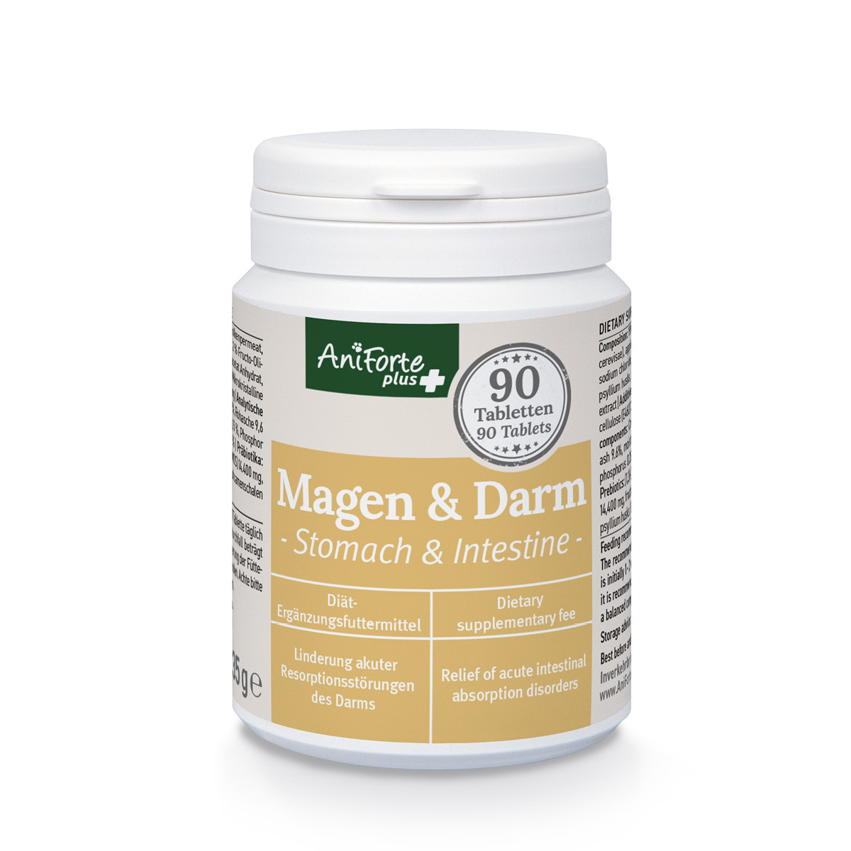 Aniforte Ergänzungsfutter & Aufzucht Aniforte Plus Magen & Darm 90 Tabletten