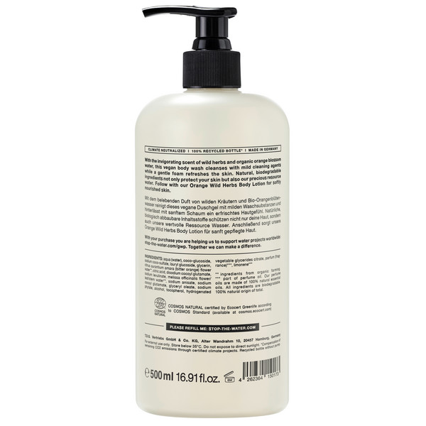 ORANGE WILD HERBS BODY WASH - Outdoor Seife
