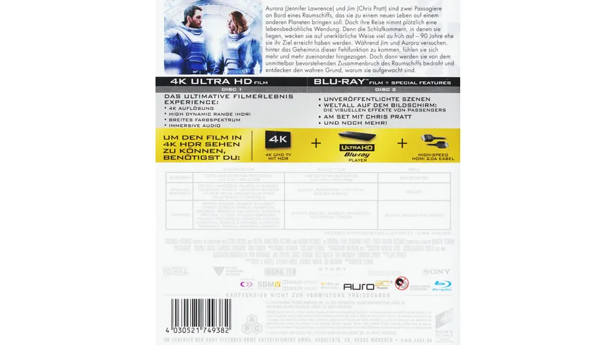 Passengers  (+ Blu-ray)
