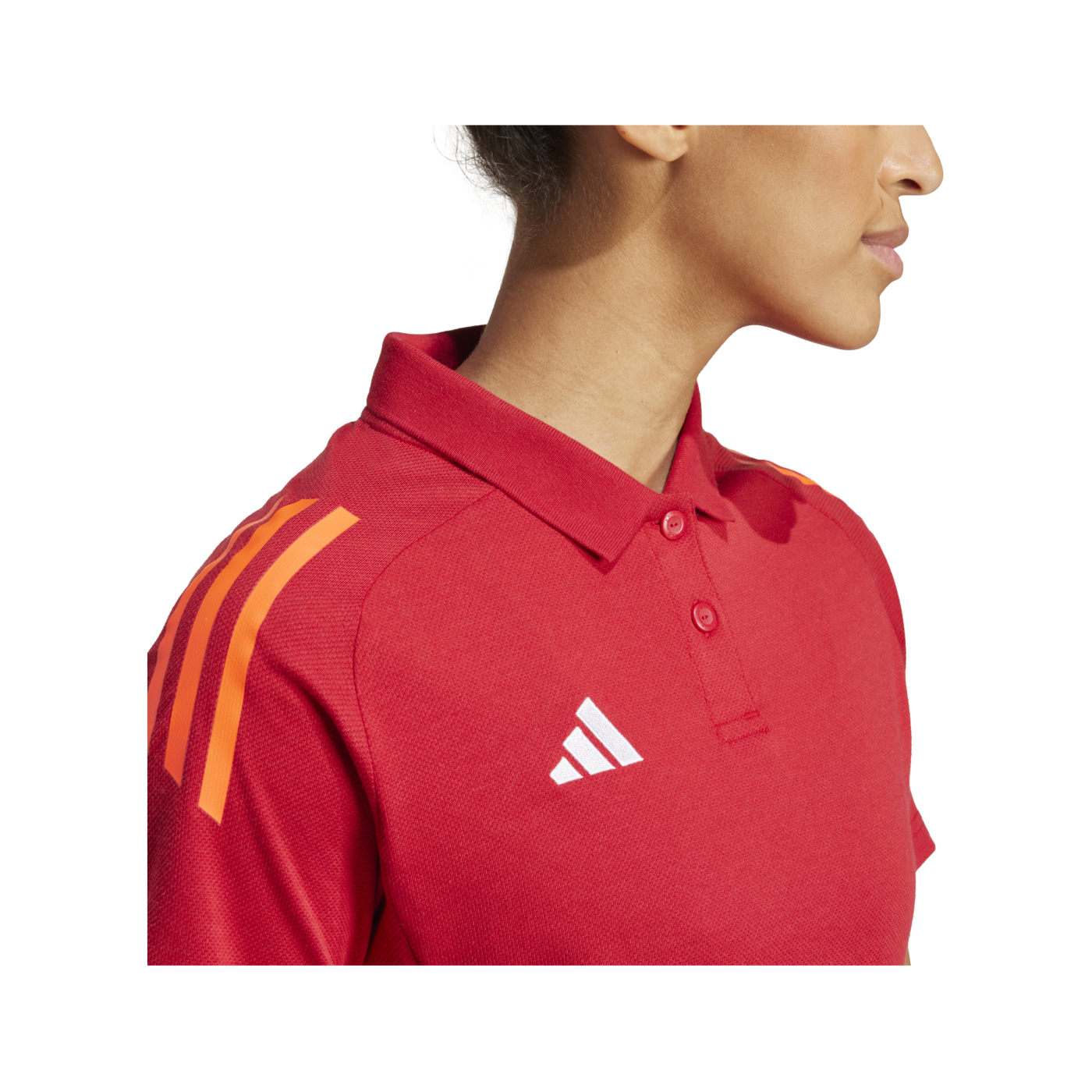 adidas Tiro 24 Competition Poloshirt Damen Rot