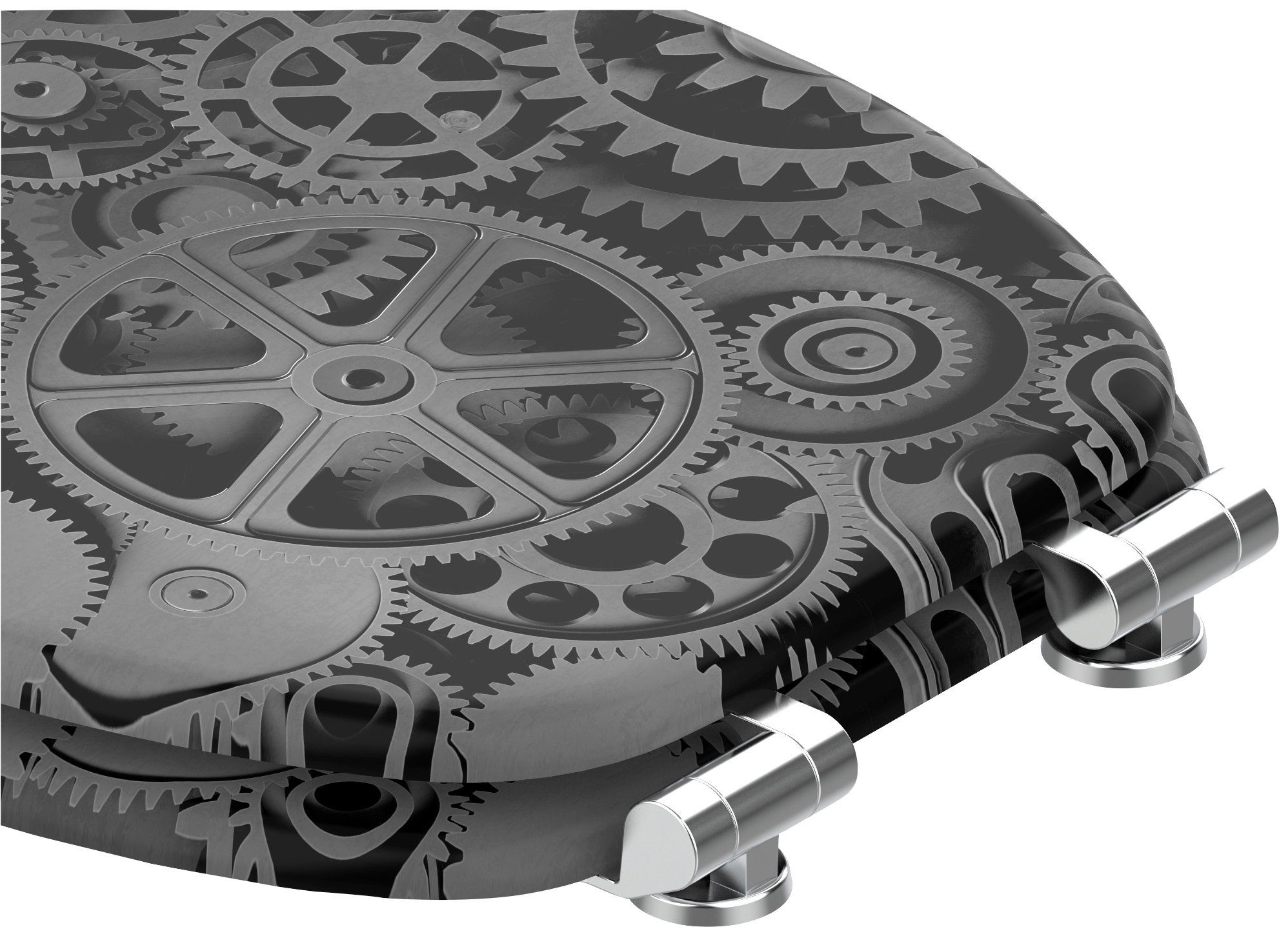 Sanilo WC-Sitz Gears, mit Absenkautomatik, BxL: 37,7 x 42,0 - 47,0 cm