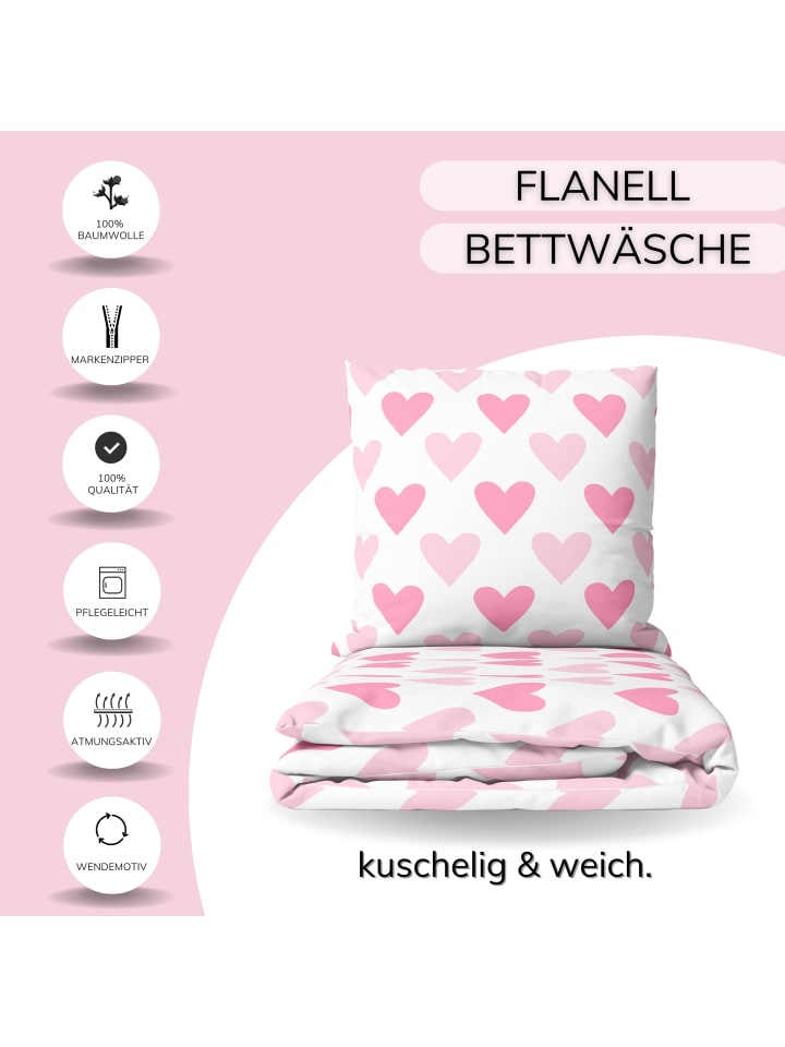 TRAUMHELDEN Bettwäsche-Set Biber/Flanell 