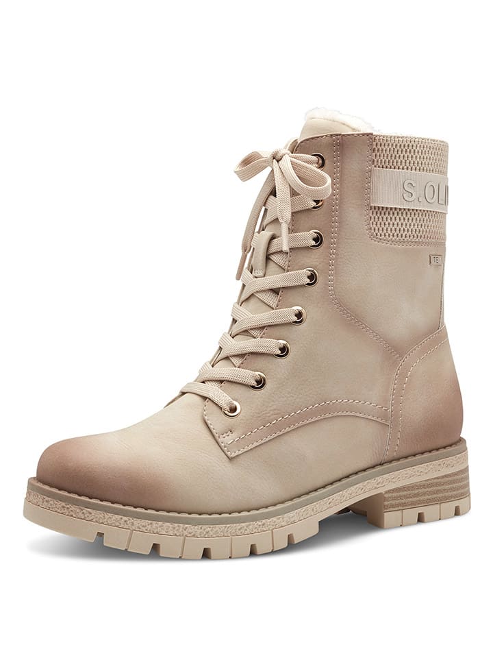 s.Oliver Boots in Beige günstig kaufen