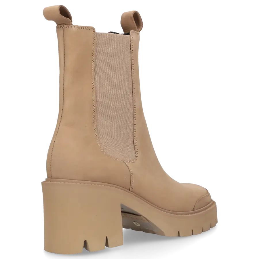 305 SOBE - Chelsea Boots GLOBE Nubukleder - beige