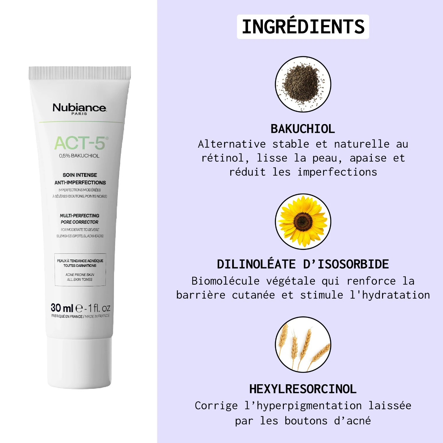 Nubiance ACT-5® - Intenzivna nega proti nepravilnostim