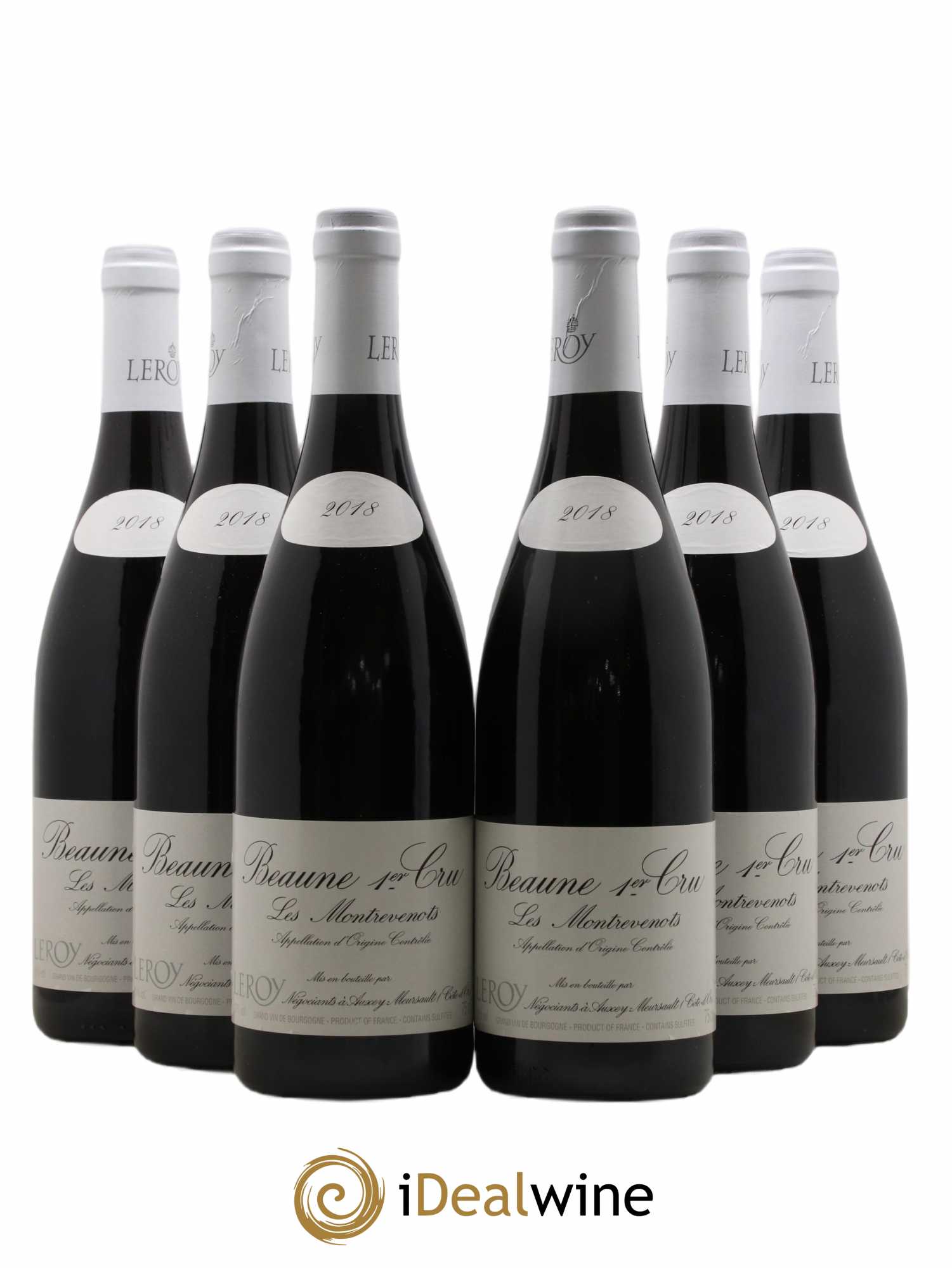 Beaune 1er Cru Les Montrevenots Leroy SA 2018 - Lot de 6 Bouteilles